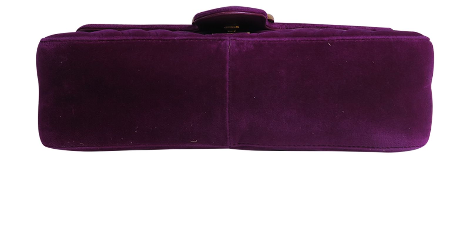 Medium Marmont, &pound;820, Handbags, Purple, Velvet, Top view